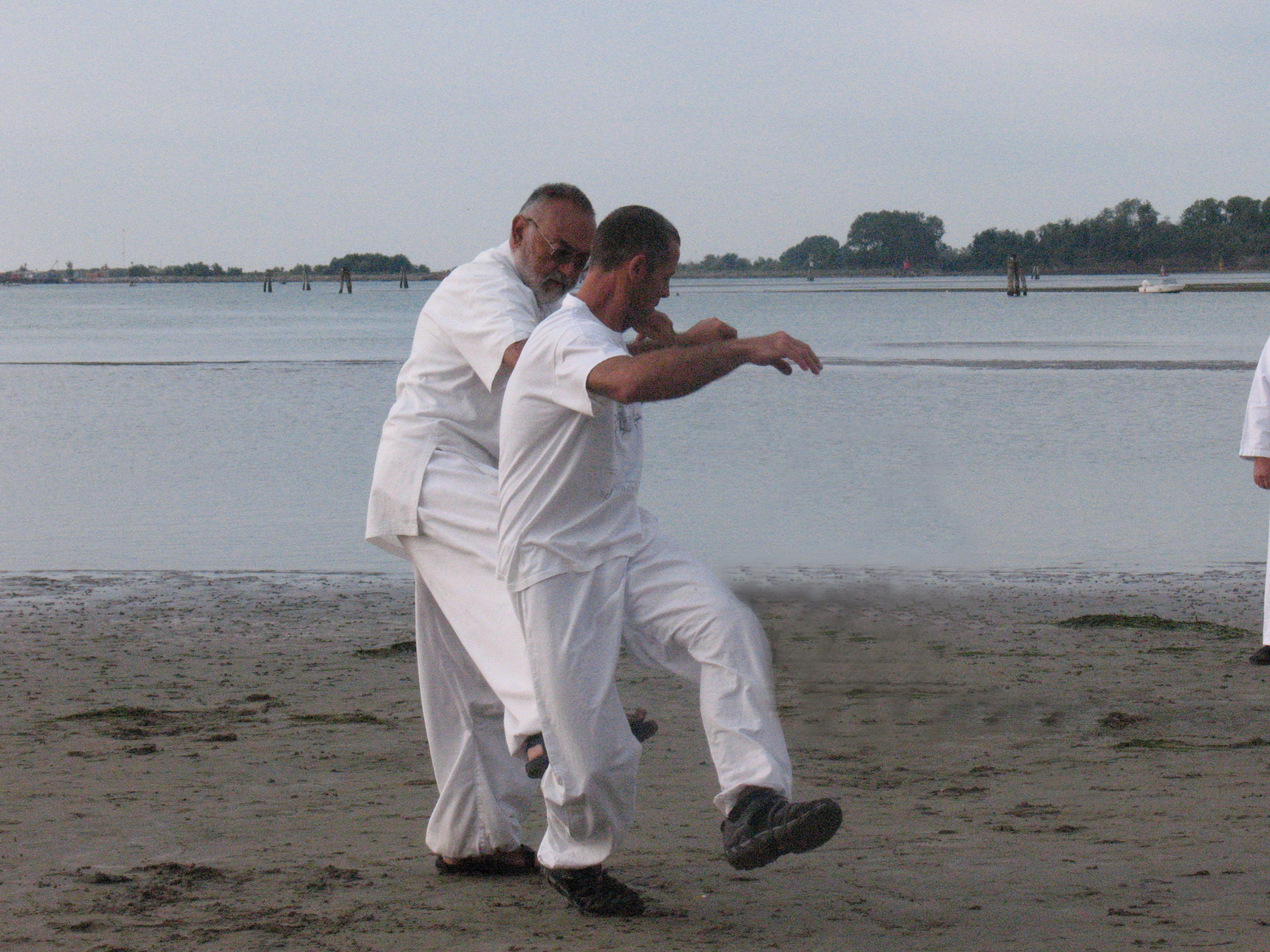 2007 Aquavenice, M° Franco Mescola e il M° Daniele Minio, applicazione di Xuan Chuan